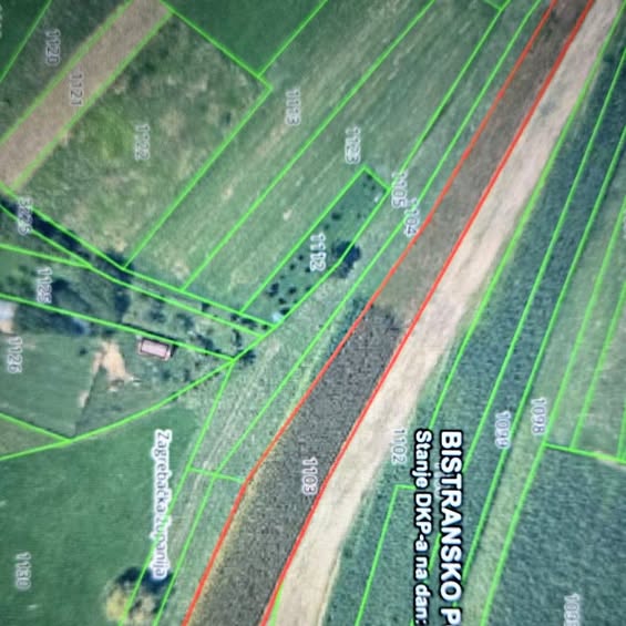 Poljoprivredno zemljište ,Novaki Bistranski,kč1103 Podgorje Bistransko novo 2 1182 m2