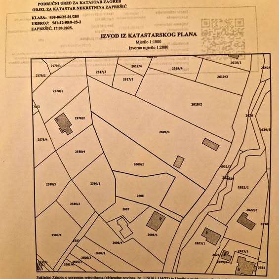 Donji Laduč - građevinsko zemljište- prodaja ili najam  ( ukupno 2848 m2 )